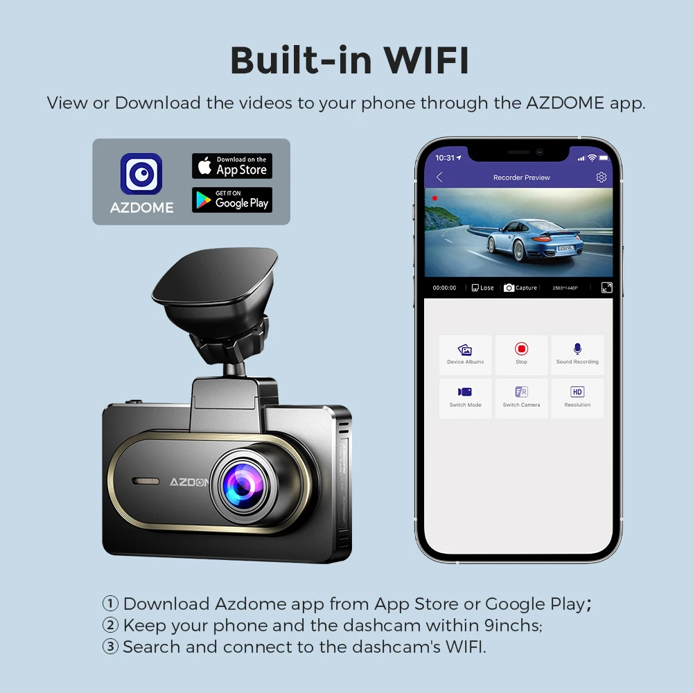 azdome dashcam