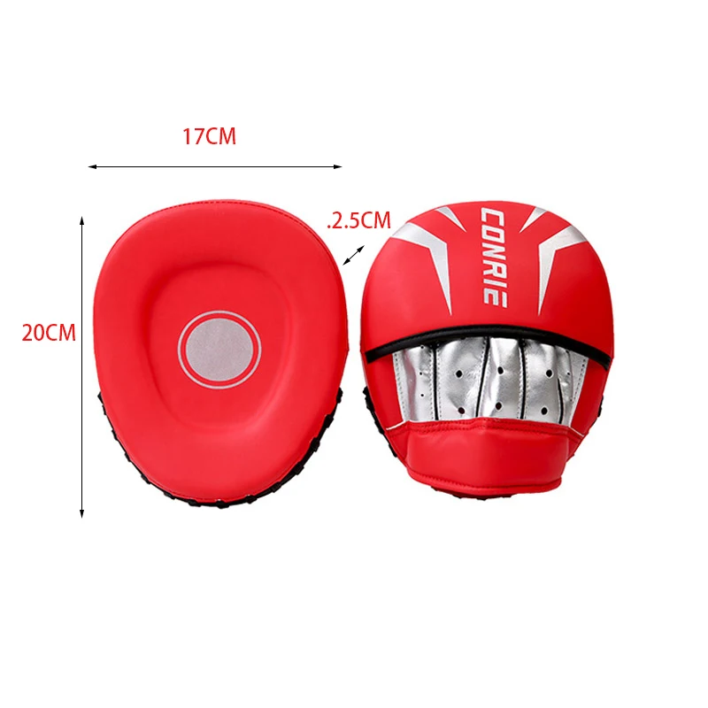 1 Pair Small Muay Thai Boxing Pads Training Punching Focus Mitts Sanda Martial Arts Taekwodo Fight Equipment DEO