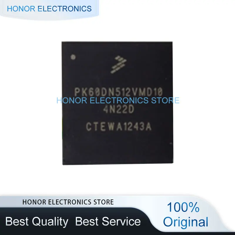 

1 шт., встроенные микроконтроллеры PK60FX512VLQ12 144-LQFP, 32-битный одноъядерный 120 МГц 512KB (512K x 8)