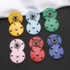 Invisible Snap Button Black Silver Metal Fasteners Press Round Button Concealed Buckle For Garment Sewing Needlework Accessories 1