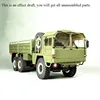 CROSSRC 1/12 RC Car MC6A Off Road Military Truck 3 Axles KIT Model Motor W/O ESC Toy TH10480 1