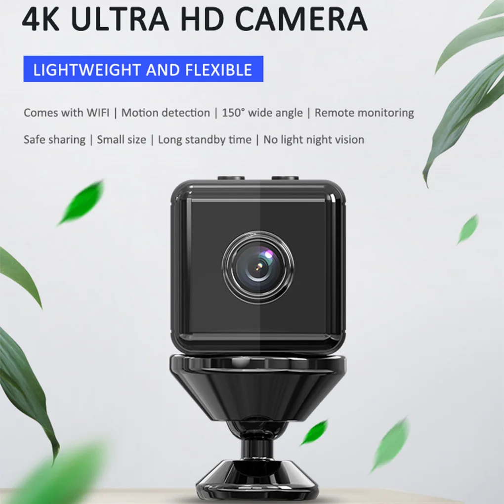 X6D Mini IP Camera HD 1080P Wireless Sports Security Surveillance Smart Home Micro Cam with Night Vision Built-in Battery