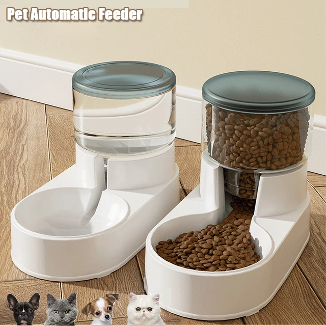 Automatic Feeder Pet Dog Cat Drinking Bowl Large Capacity Water