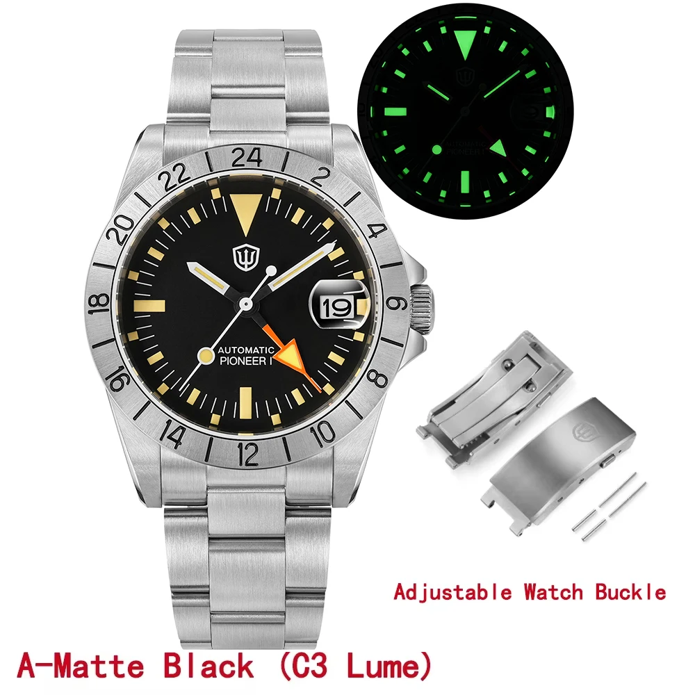 Watchdives WD16570 V2 38mm Pioneer Watch NH34 Automatic Movement