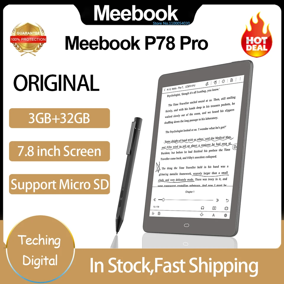 MEEBOOK P78 PRO androidタブレット 電子書籍リーダー Amazon.co.jp: 2022年の Likebook (MEEBOOK) P78 Pro 電子書籍