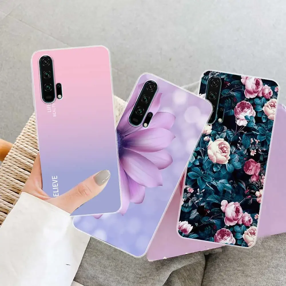 Premium Clear Soft Silicone Phone Case – Elegant Protection for Huawei Honor 20 Series