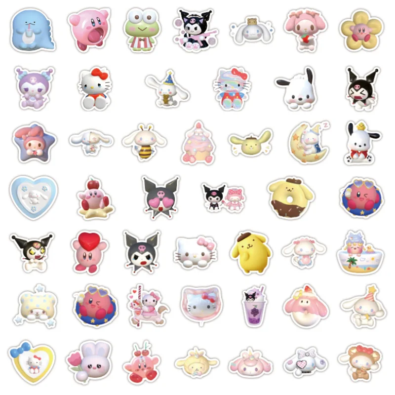 🌸HELLO KITTY SANRIO 97 3D Nail Art Stickers Decals Transfers Kawaii UK  SELLER🌸