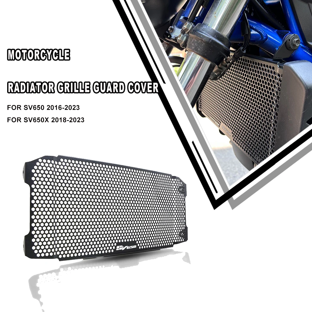 

For Suzuki SV650 SV650X 2022 2023 Radiator Grille Guard Cover SV 650 2016 2017 2018 2019 2020 2021 SV 650X 2018 2019 2020 2021