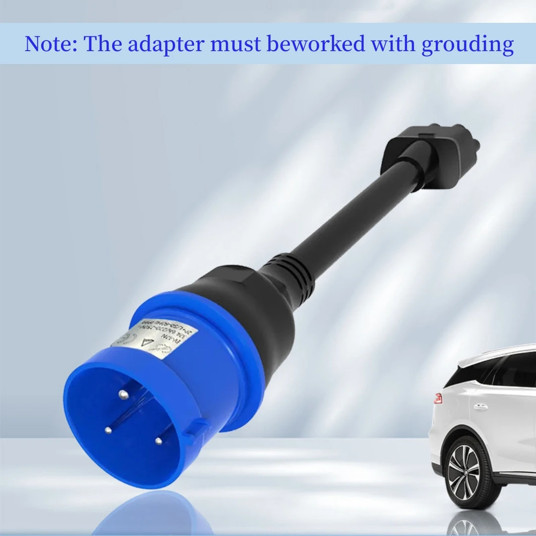 Type - 2 Adapter AC slechts voor Tesla Model S 3 X-Y Last op de EU-Compressor me