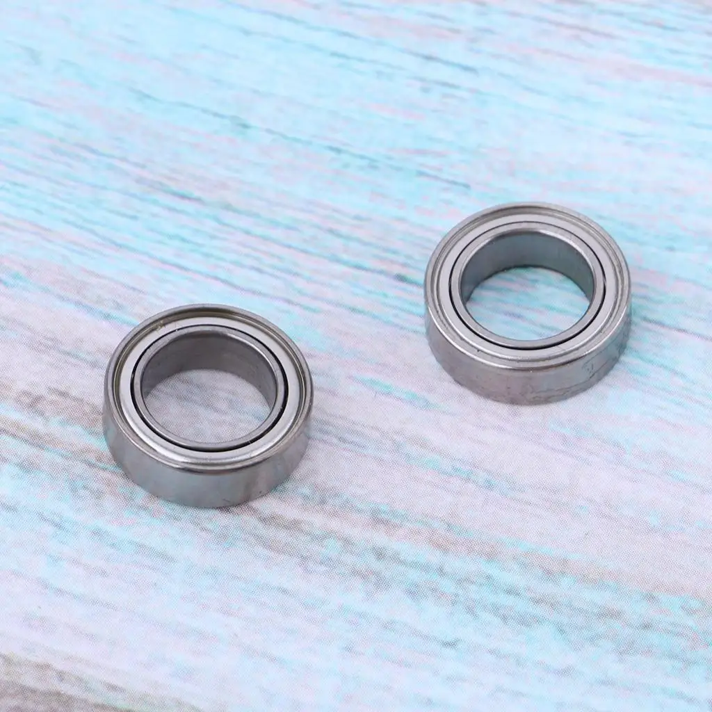 Roulements à billes RC 8x13x3.5mm - Lot de 2, alliage argenté