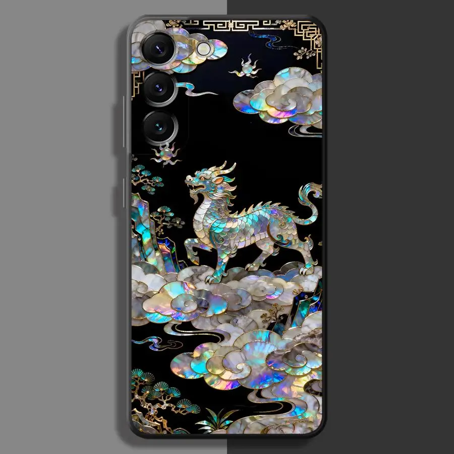 Mystic Clouds Dragon Tiger Phone Cover Case