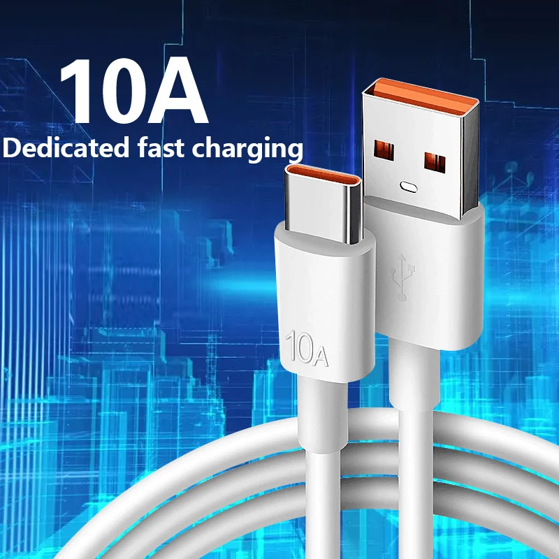 

120W 10A USB Type C USB Cable Super Fast Charing Line Quick Charge USB C Cables Data Cord 1/1.5/2M