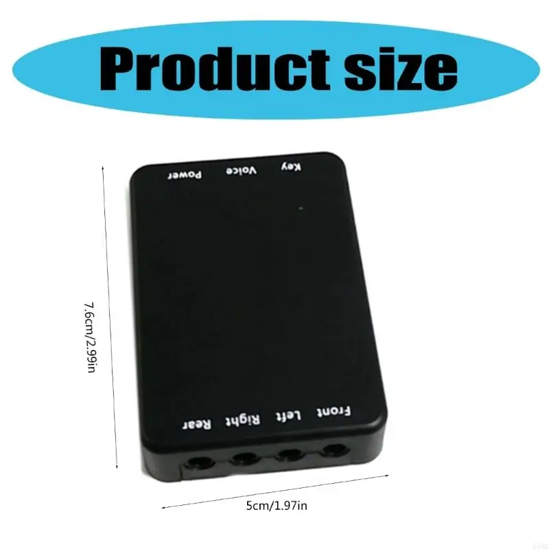B5XE 360 Degree Panoramic Car Camera Control Switch for Reversing Images&4 Channel Converter Systems Enhanced Driving Safety