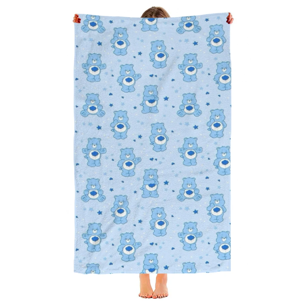 Quick Drying Beach Towels Care Bears Oversized 30x60inch Printing Towel Super Absorbent Pool Towel Blanket