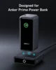 قاعدة شحن Anker 100W الأصلية لـ Anker Prime Power Bank شحن سريع مع 4 منافذ لأجهزة الكمبيوتر المحمولة المتوافقة مع MacBook