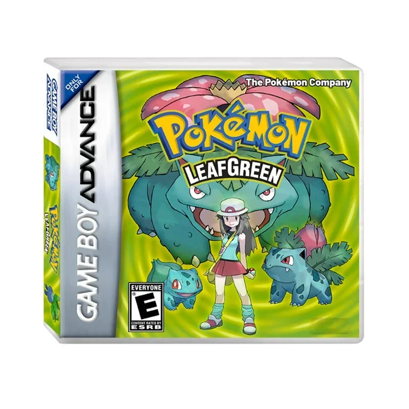 Pokémon Version Vert Feuille Sur Gameboy Advance - Cartouche FR - Bon État
