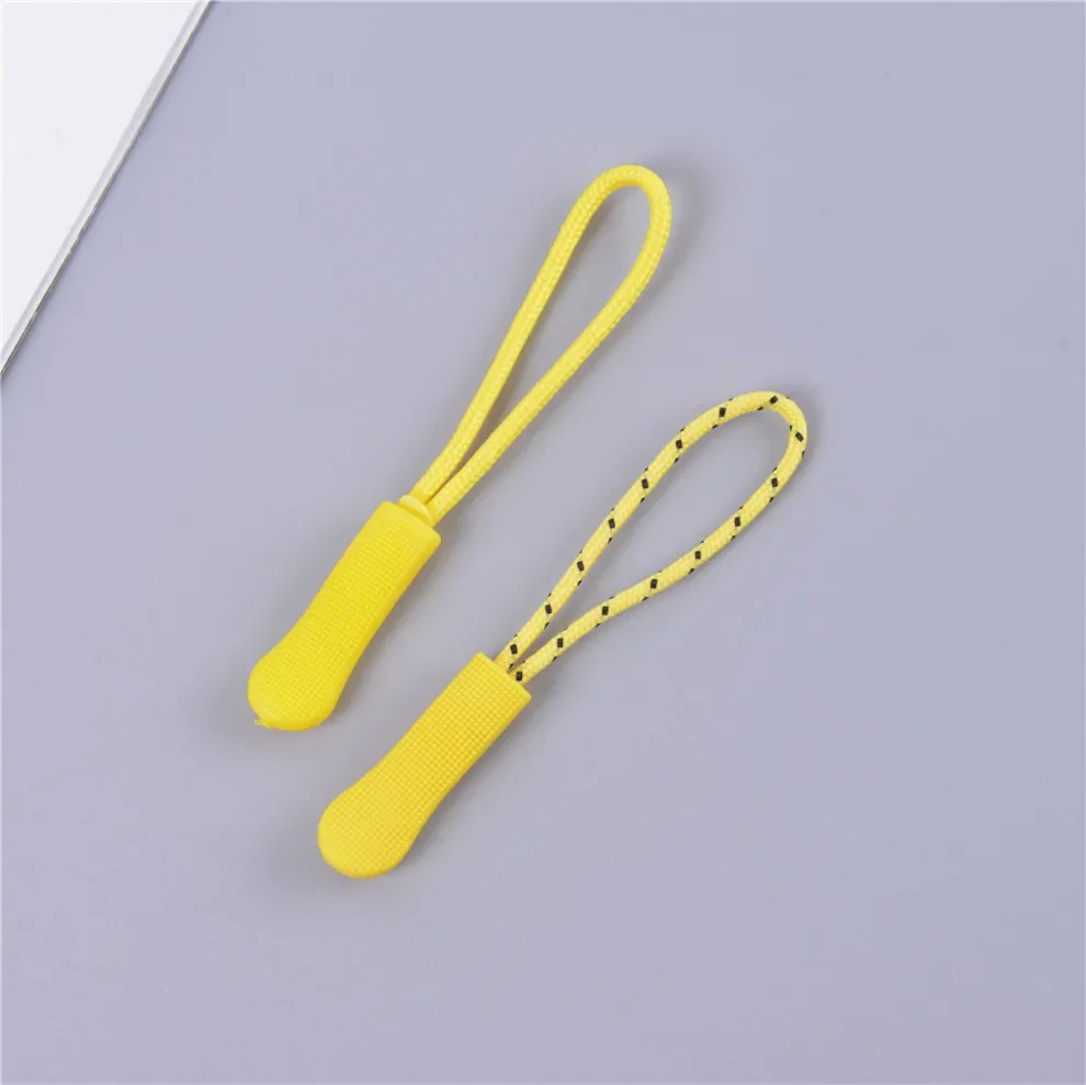 Zipper slider puller fit rope tag replacement clip broken buckle fixer zip cord tab 10/20pcs