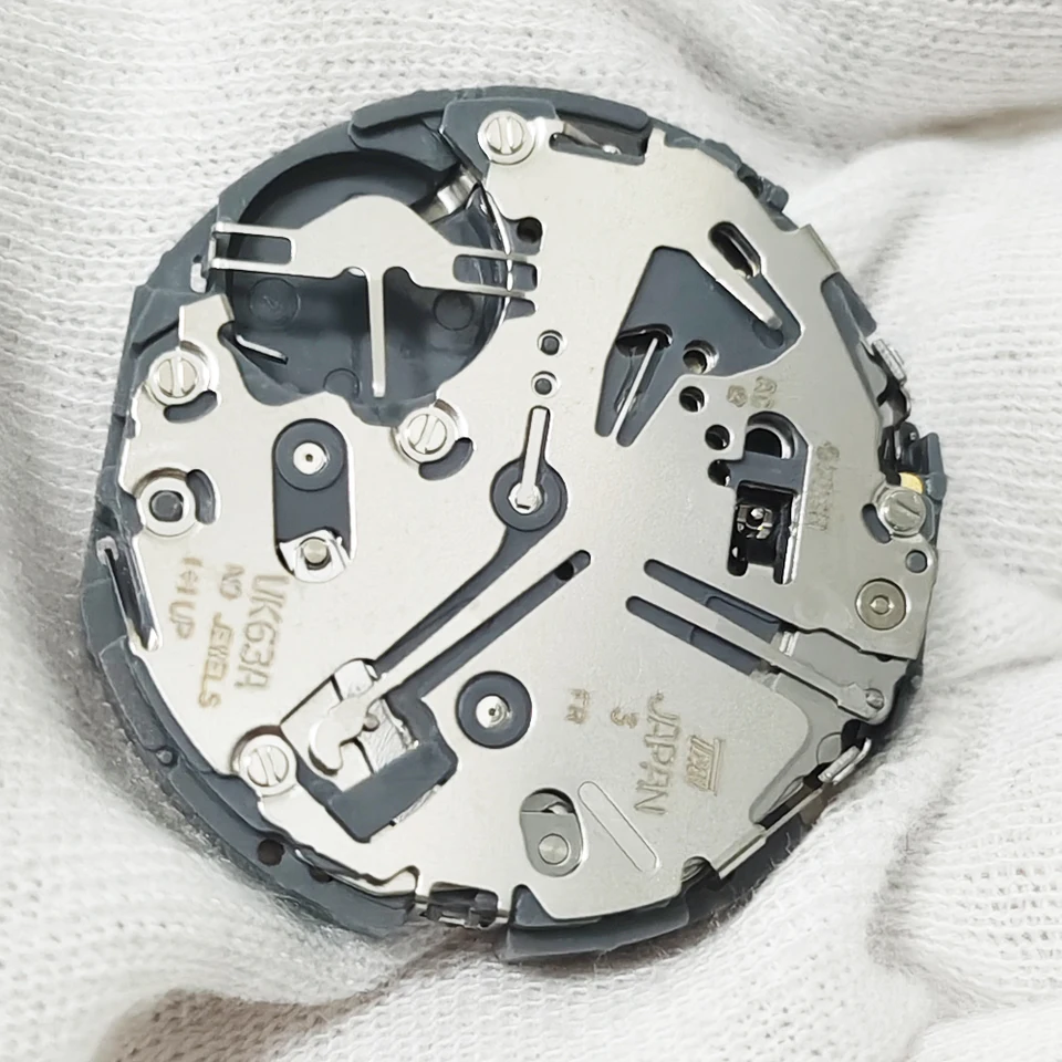 日本 VK63 VK63A 高精度クォーツムーブメント クロノグラフ 3 針日付