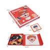 Wooden Jigsaw Magnetic Blocks Puzzle Book Board with Cards Face Change Clothing Change Marine Life Kids 3D Puzzle Toys Gifts 6