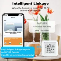 Tuya 2.4GWIFI Temperature & Humidity Sensor for Smart Home var SmartLife Thermometer Hygrometer Support Alexa Google Assistant - Image 4
