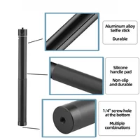 Aluminium Alloy Selfie Stick Pole Extension Monopod For GoPro Hero 13 12 11 10 9 7 6 Insta360 SJCAM AKASO DJI Osmo Action Camera - Image 3
