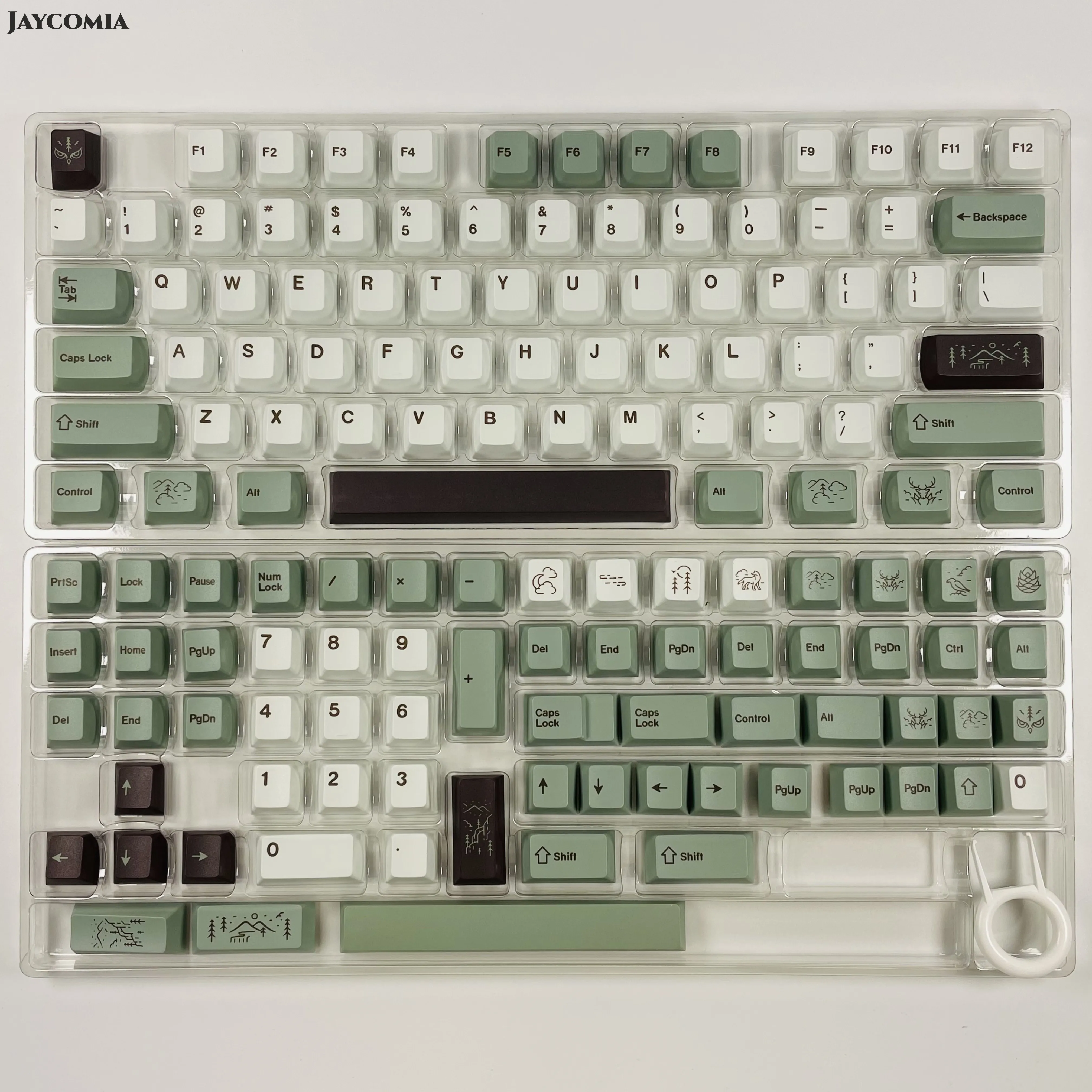 Jcm Gmk Cereja Perfil Pbt Keycaps Teclado Mecânico Personalizado Faça Você Mesmo Dye-sub Inglês Japonês Gk61 141 Chaves por Conjunto - Imagem 3