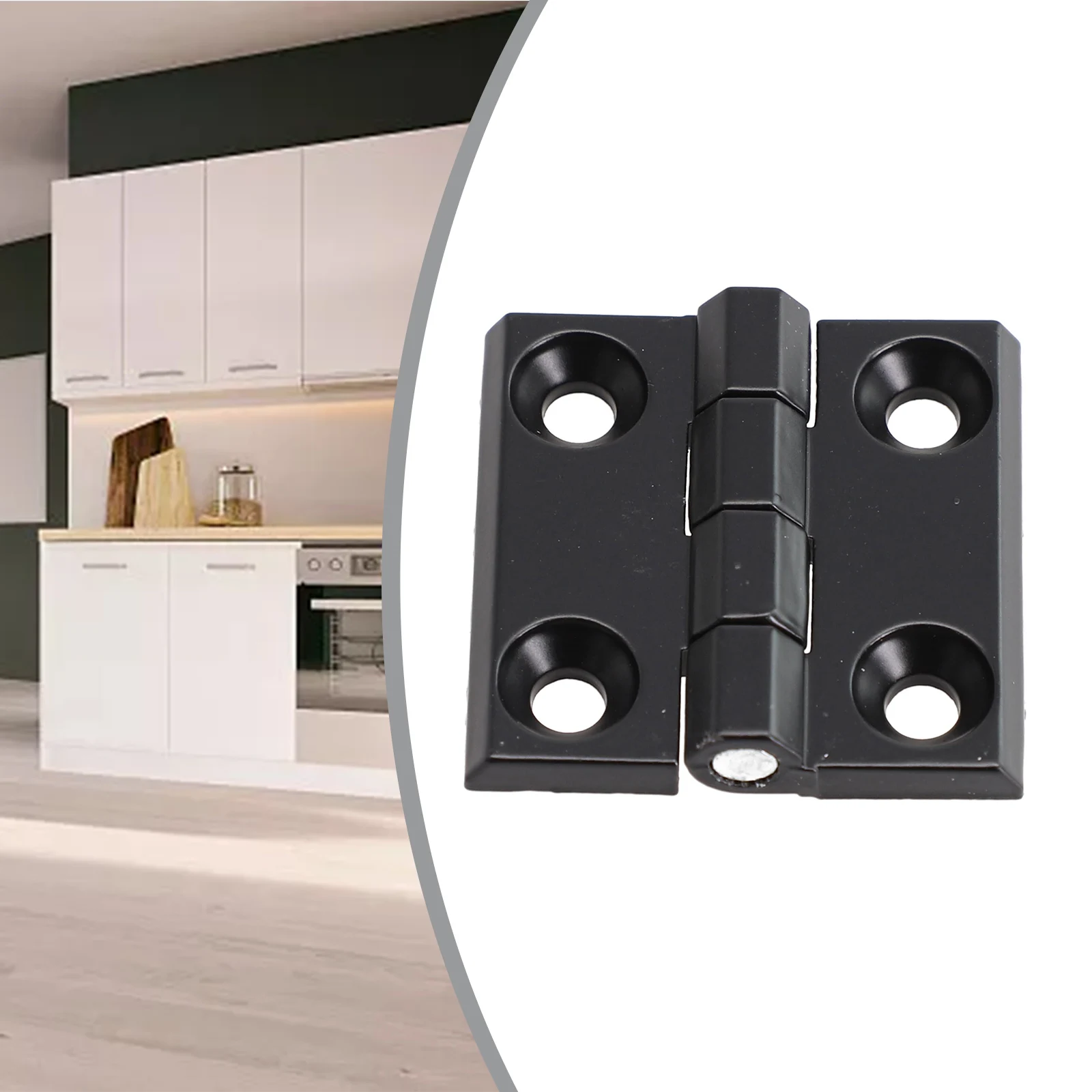 

Door Hinges Hinge Zinc Alloy 1PCS Butt Hinges Cabinet Aluminium Box Corrosion-resistant Door Metal Black Hinges Practical