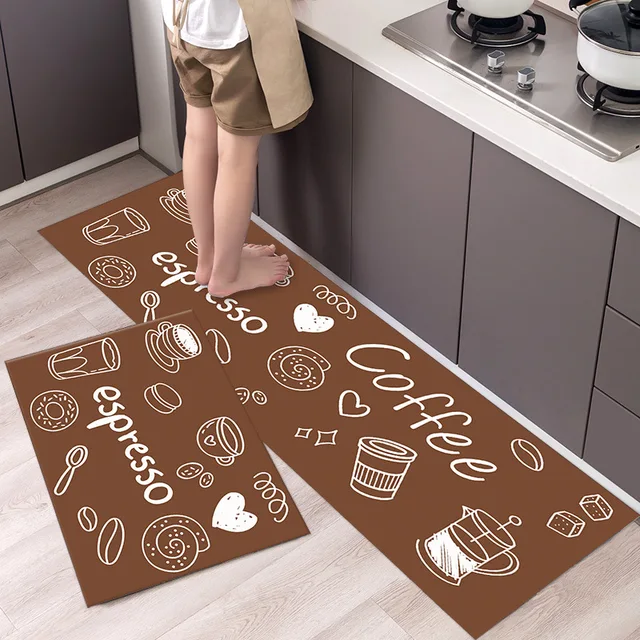 Tappetino da cucina Tappeto da pavimento Moda semplice stile nordico Porta a striscia lunga Decorazioni per la casa moderne 4