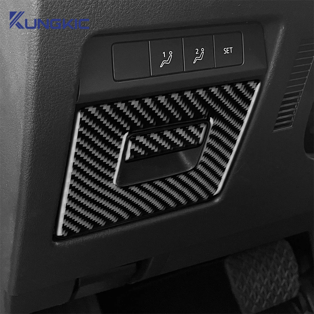 Kohlefaser Aufkleber Für Mazda 3 BP & CX-30 2019-2025 - 2-tlg. Set Schwarz/Rot