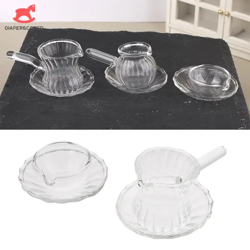 

1:12 миниатюрная прозрачная кукольная чашка для сока, чайный набор, бокал для вина, стеклянная чашка с ручкой, десертный поднос, искусственная игрушка для декора дома