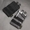 Lightweight EDC Mini Tool Pouch Oxford Small Tool Storage EDC Pouch Foldable Wear Resistant Organizer for Camping Hiking Sports 5