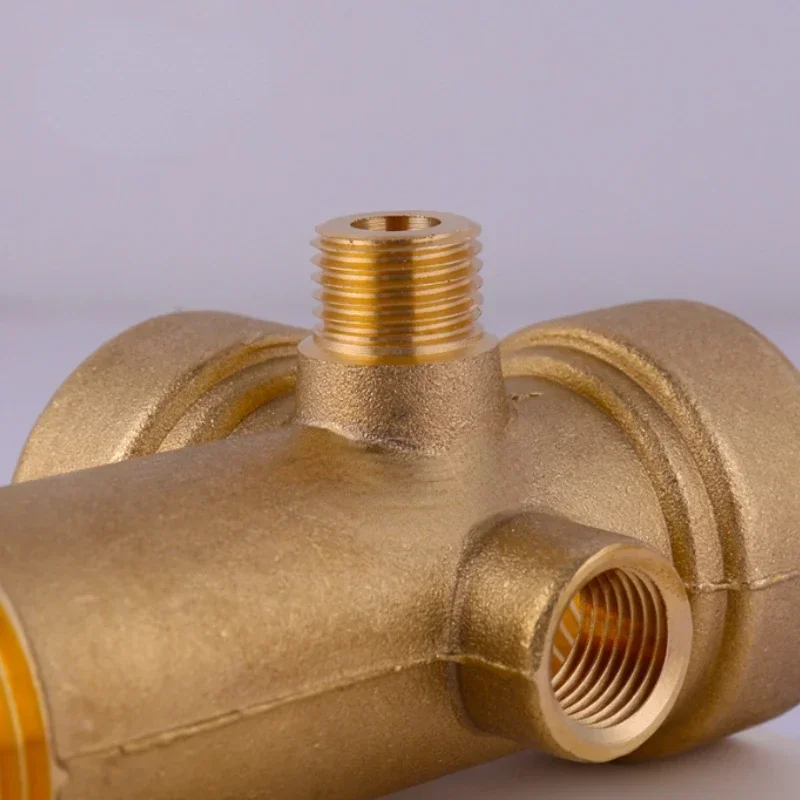1pcs Brass Five 5 Way Connector for Water Pump pressure tank connection fittings Pipe Fitting Male/Female Thread Tee Type Copper