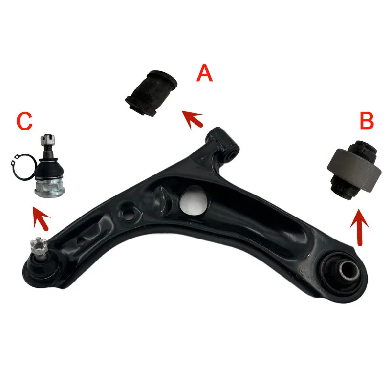Lower Triangular Arm Rubber Sleeve Liner For Geely LC GX2 Emgrand Panda Car