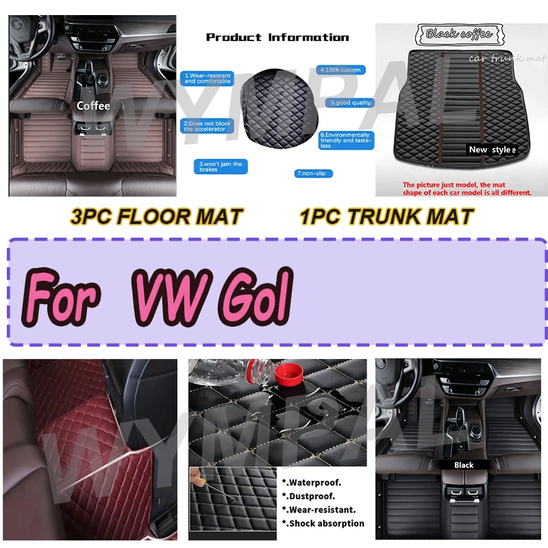 Alfombrillas De Goma A Medida Para Ford Fiesta MK6 2002-2008 | Juego Completo De 4 Piezas, Negro, UK