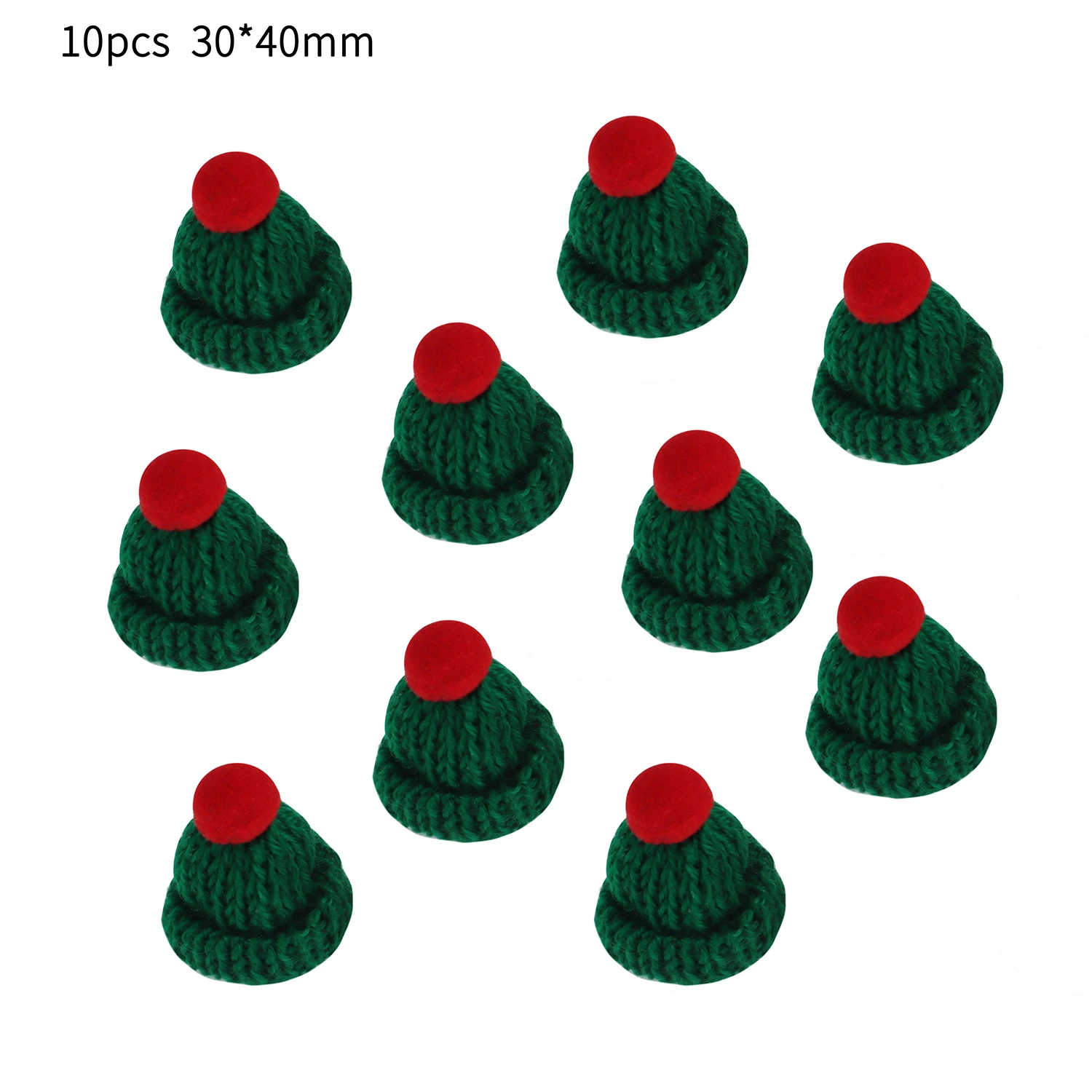20 Pezzi E Mini Sciarpe E Cappelli Natalizi, Eleganti E Versatili