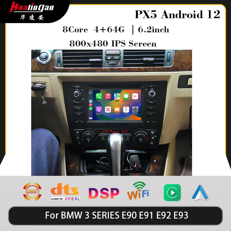 

Touch Screen Car Stereo For Bmw E90 E91 E92 E93 325i 2 din Android radioTouring Multimedia Apple CarPlay Navigation Bluetooth