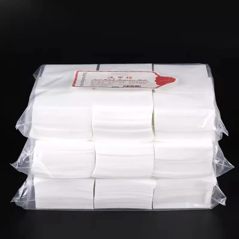 1000/500/100pcs Nail Wipe 100% Cotton Pads Lint Free Gel Nail Polish Removers Cotton Pads Manicure Wipes Nail Art Cleaning Tools 5