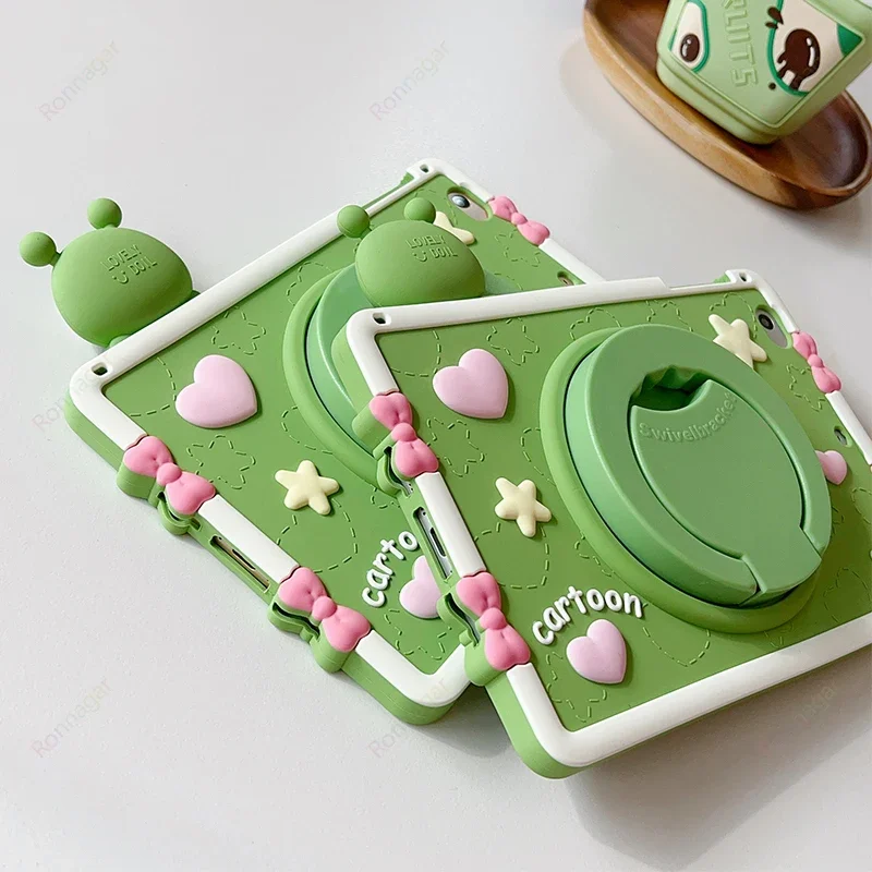 Capa Macia de Silicone Cartoon Frog para Xiaomi Tablet Redmi Pad se 11 mi Pad 5pro 6pro 2023 - Imagem 2