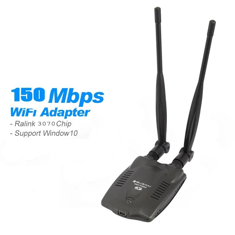 Adaptador WiFi inalámbrico USB para teléfono móvil, con antena WiFi 2x 6dBi, para Atheros AR9271 802,11 b/g/n para Windows Linux| - AliExpress