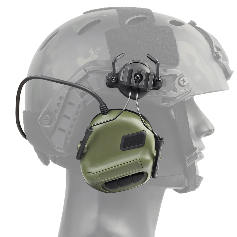 LPRED Tactical Helmet Headset Noise Reduction Sound Pickup Shooting