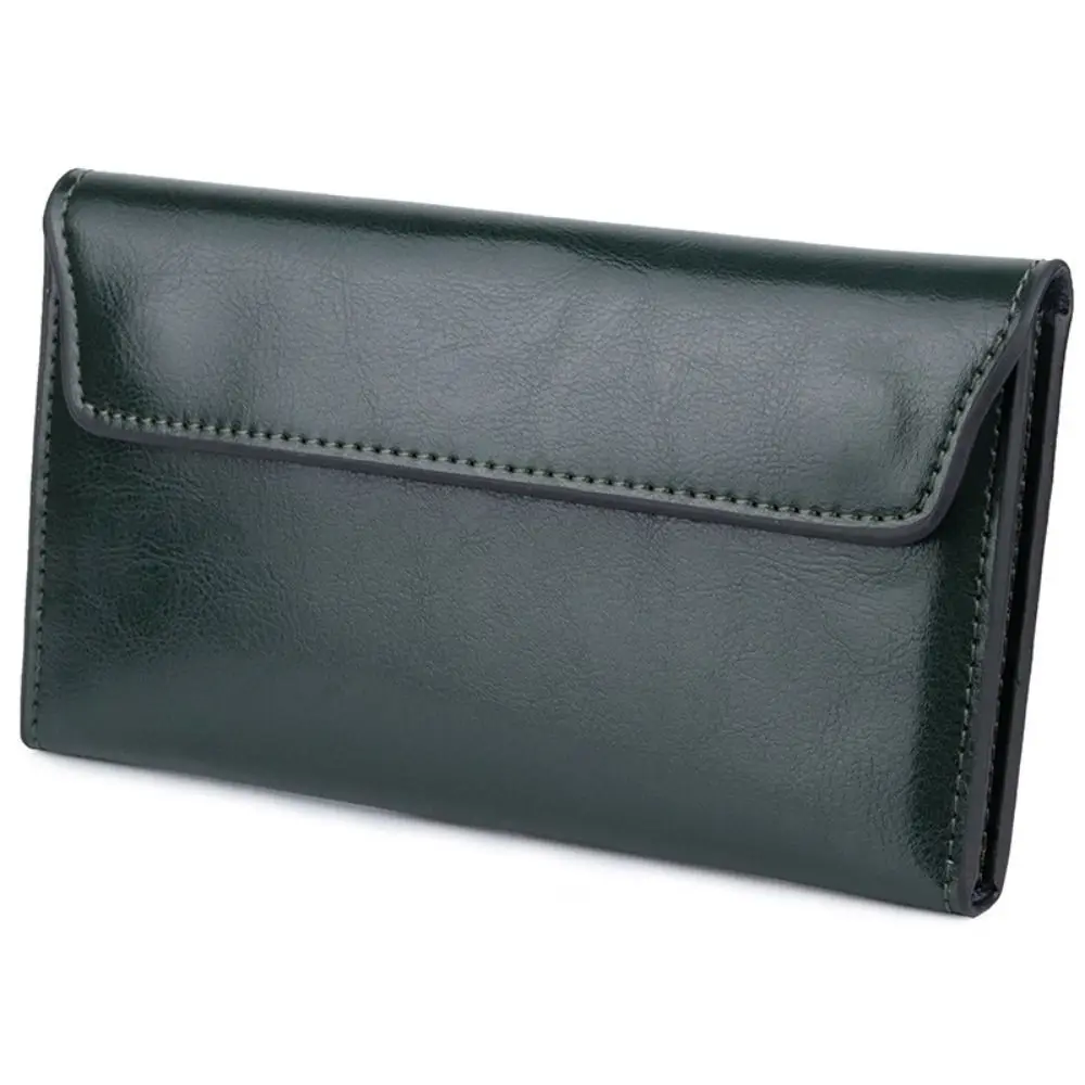 Elegant Slim Leather Women's Wallet – Large Capacity Coin Purse & Portable Clutch