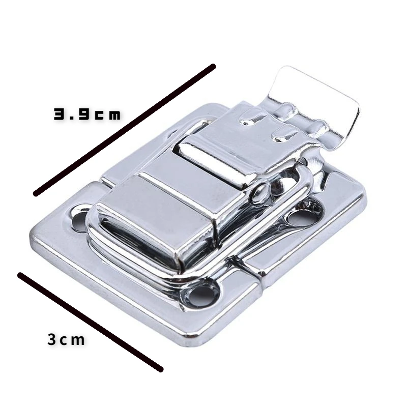 Furniture Hardware Toggle Latches Decorative Latches 10PCS Stainless Steel Chrome Toggle Latch Chest Box Case Suitcase Tool Clasp