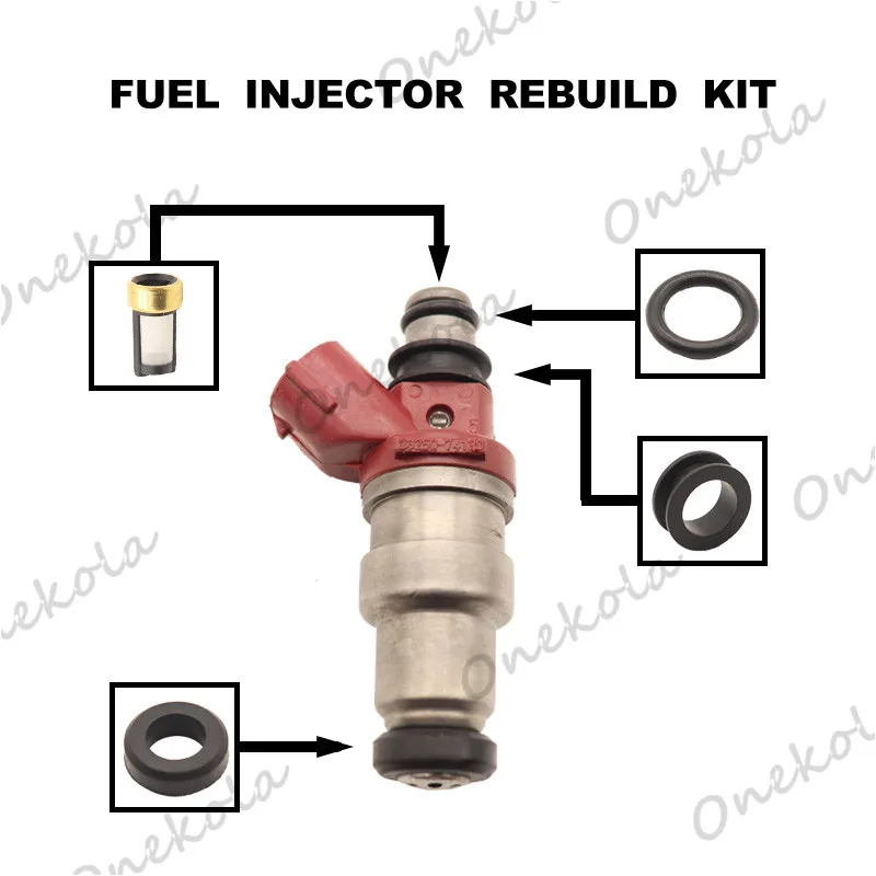 

Fuel Injector repair kit Orings Filters for TOYOTA CARINA FF 1992 FUEL INJECTOR X1 23209-74130 ATM 1.8 4SFE #763566 23250-74130