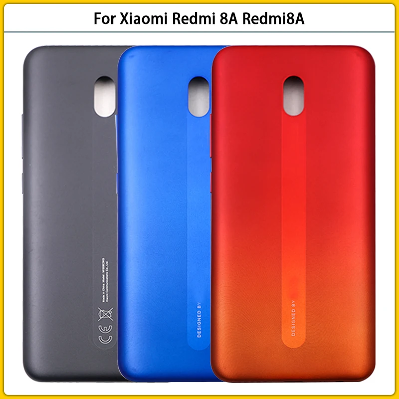 

10PCS For Xiaomi Redmi 8A Battery Back Cover Plastic Panel Rear Door Redmi 8A Battery Housing Case No NFC Contact Replace