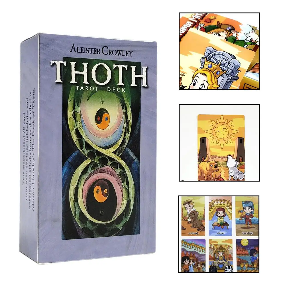 Alester crowley thoth Tarot deck Cards Board Deck Games Playing Cards For Party Game 78Pcs