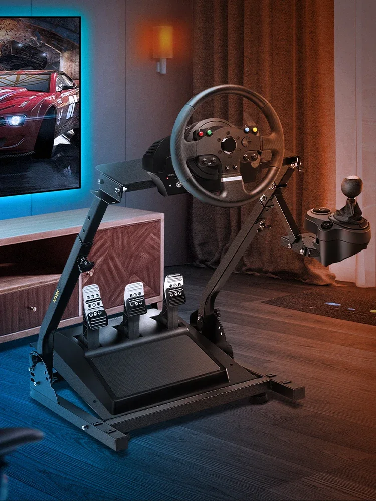 Adjustable racing wheel stand overview
