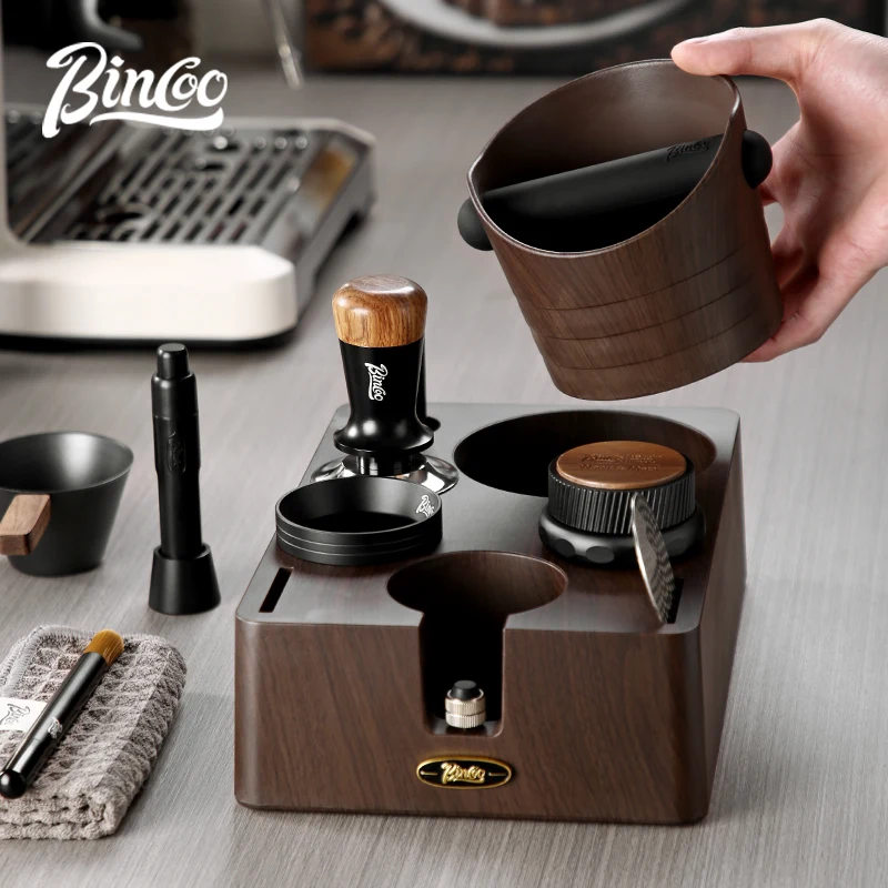 Bincoo Coffee Tamper Station - صندوق طحن قهوة متعد...
