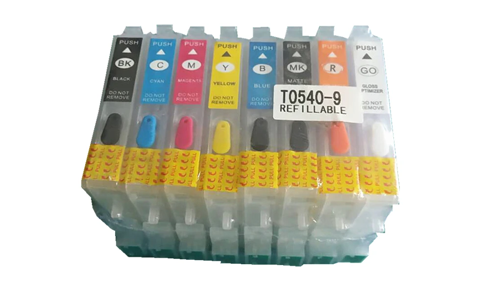 Refill ink Refillable cartridges for Epson T0540 T0541-T0549 for Epson Stylus Photo R1800 R800