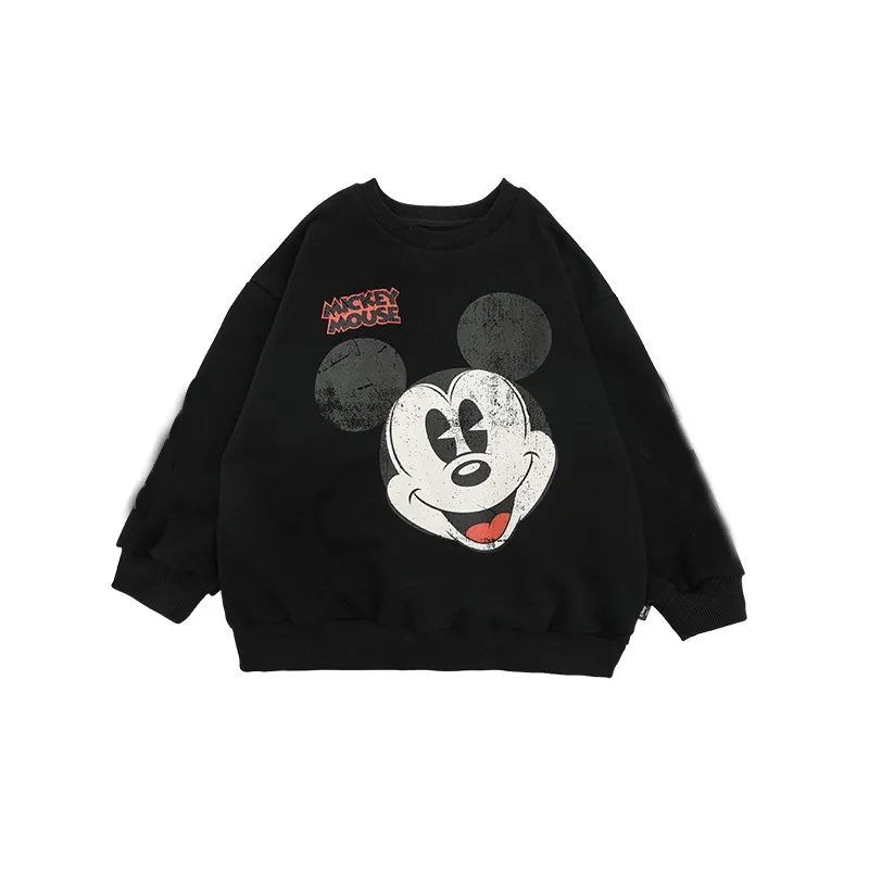 Brand Baby Boy Clothing Pullover Hoodies Casual Disney Mickey Mouse Cartoon Tops Sweatshirts T Shirts Loose Boys Girls Costume