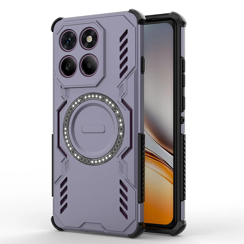 Breathable Heat Dissipation Magnetic Phone Case with Power Back Cover